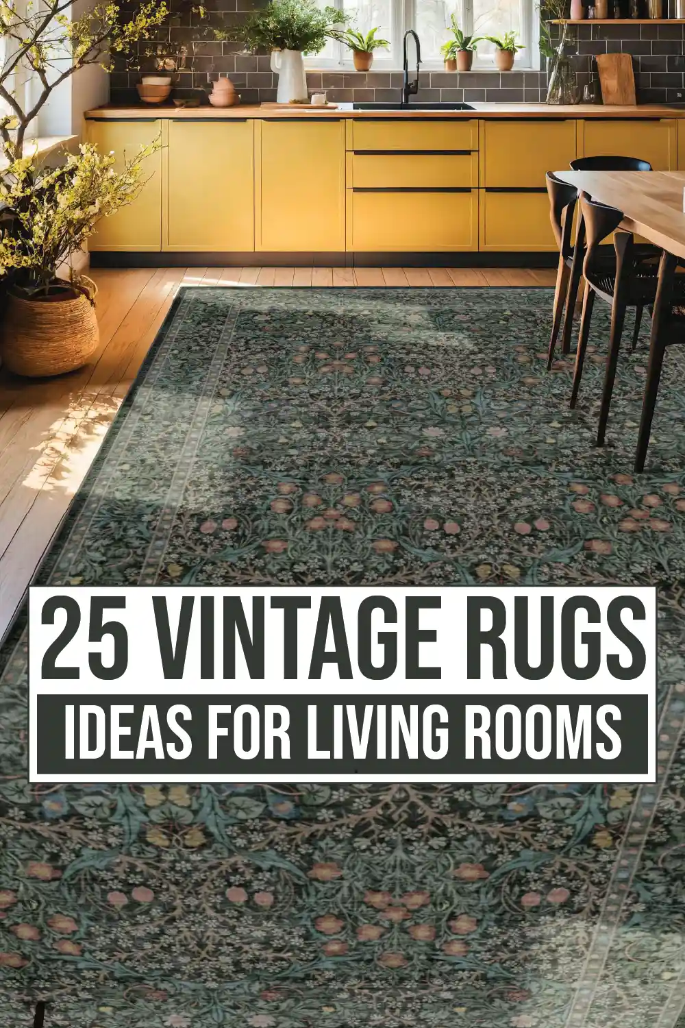 Timeless Vintage Rugs Living Room Ideas Full of Character