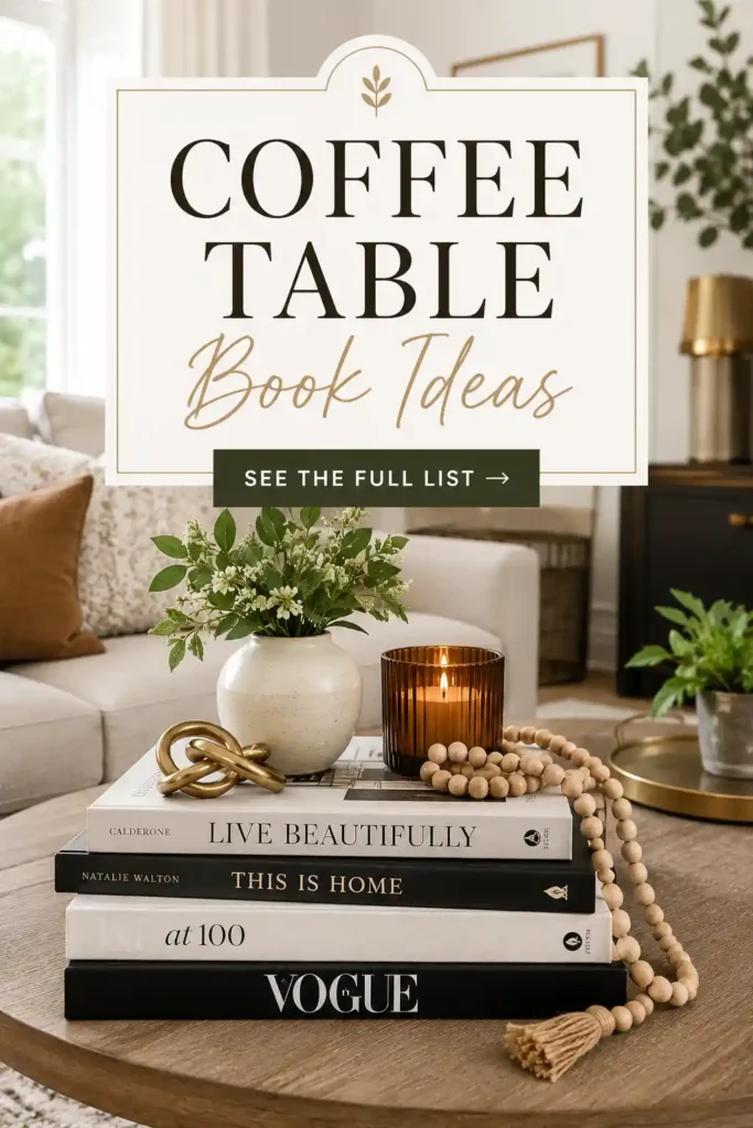 Stylish Coffee Table Books That Make Any Room Feel Curated