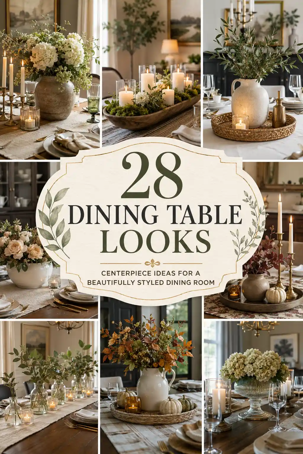 Lovely Dining Room Table Centerpiece Ideas for Every Season 1 Lovely Dining Room Table Centerpiece Ideas for Every Season