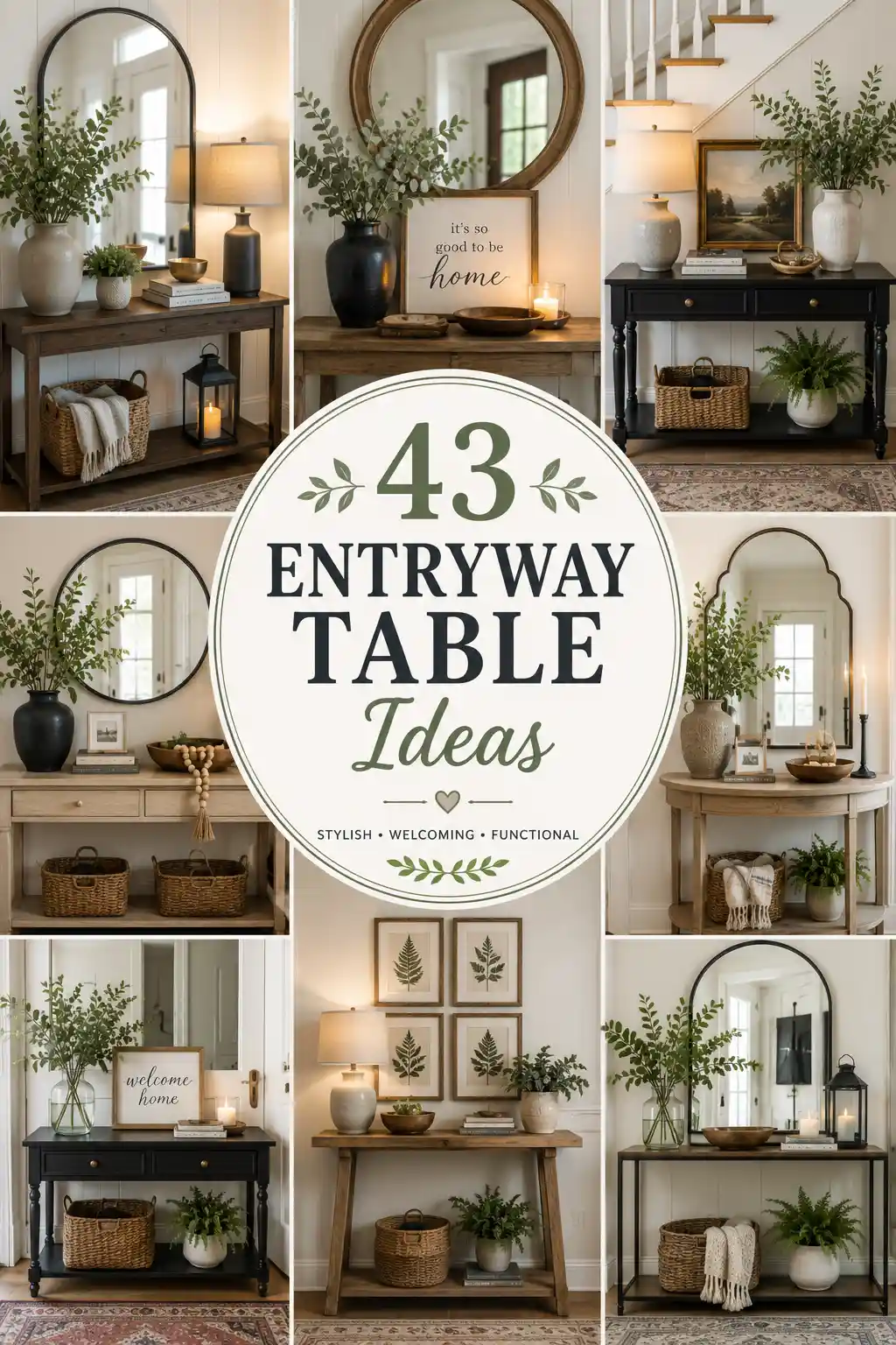 Elegant Entryway Table Ideas for a Welcoming First Look 1 Elegant Entryway Table Ideas for a Welcoming First Look