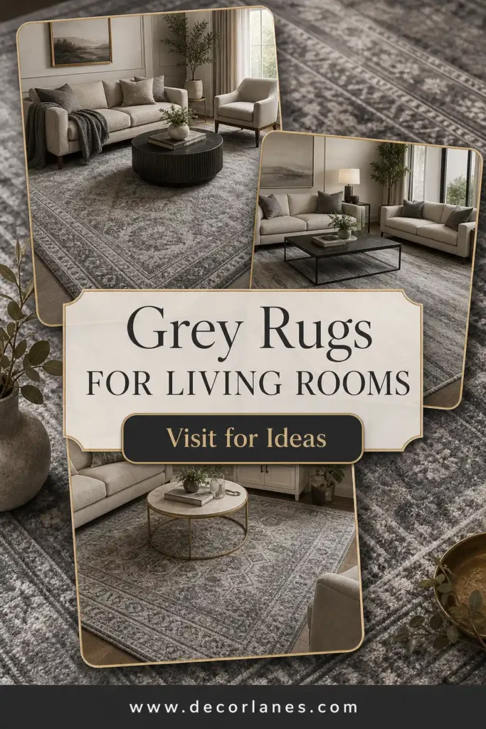 Modern Grey Rug Ideas for Living Room Looks