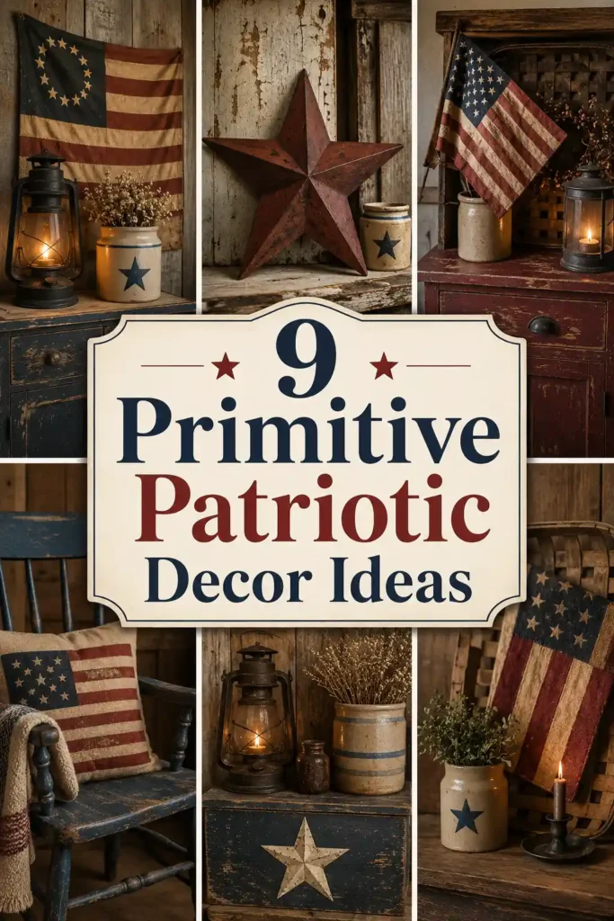 Classic Primitive Patriotic Decor Ideas