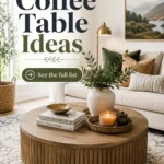 Fresh Round Coffee Table Decor Ideas for Balanced Styling