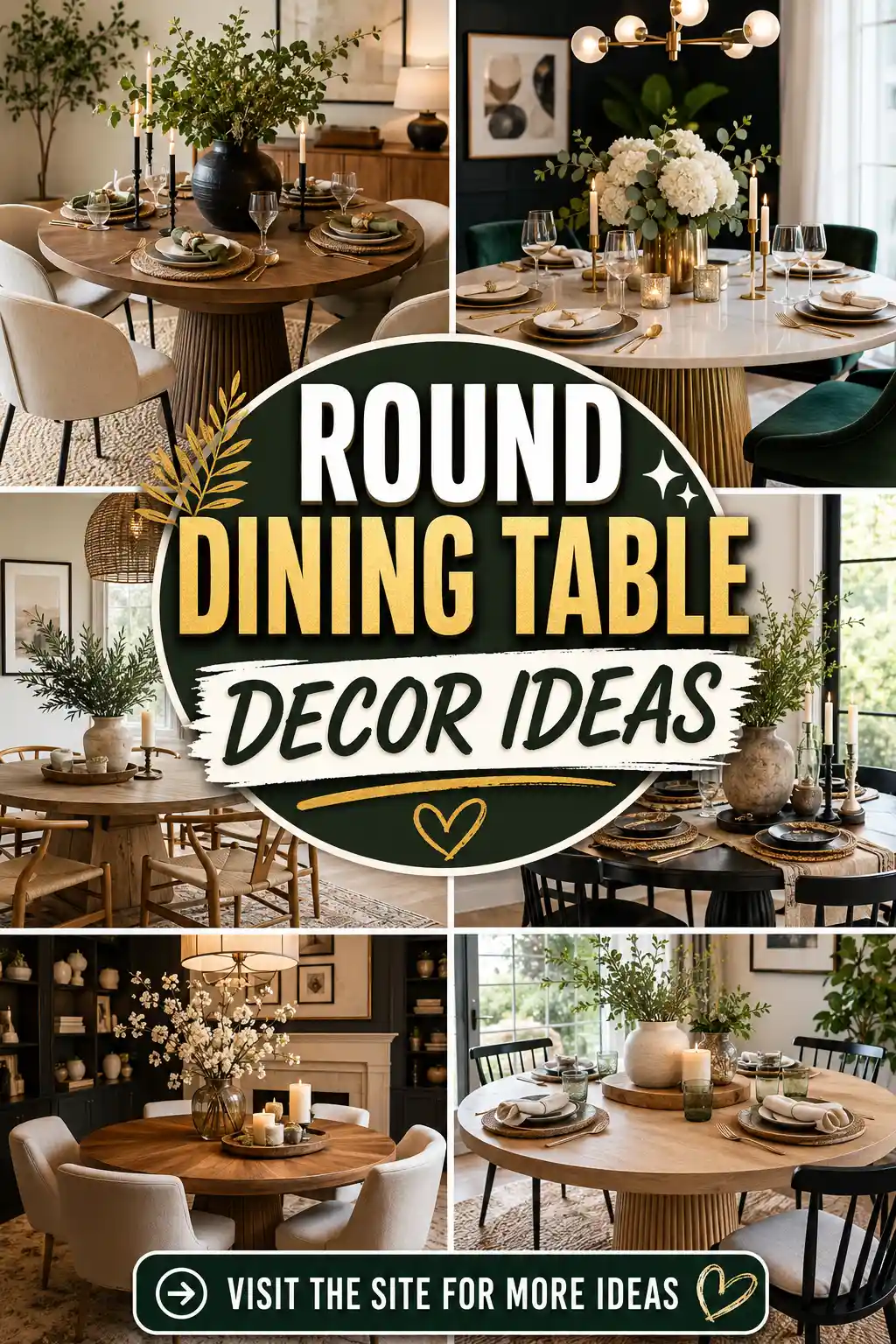 Chic Round Dining Table Decor Ideas That Work 1 Chic Round Dining Table Decor Ideas That Work