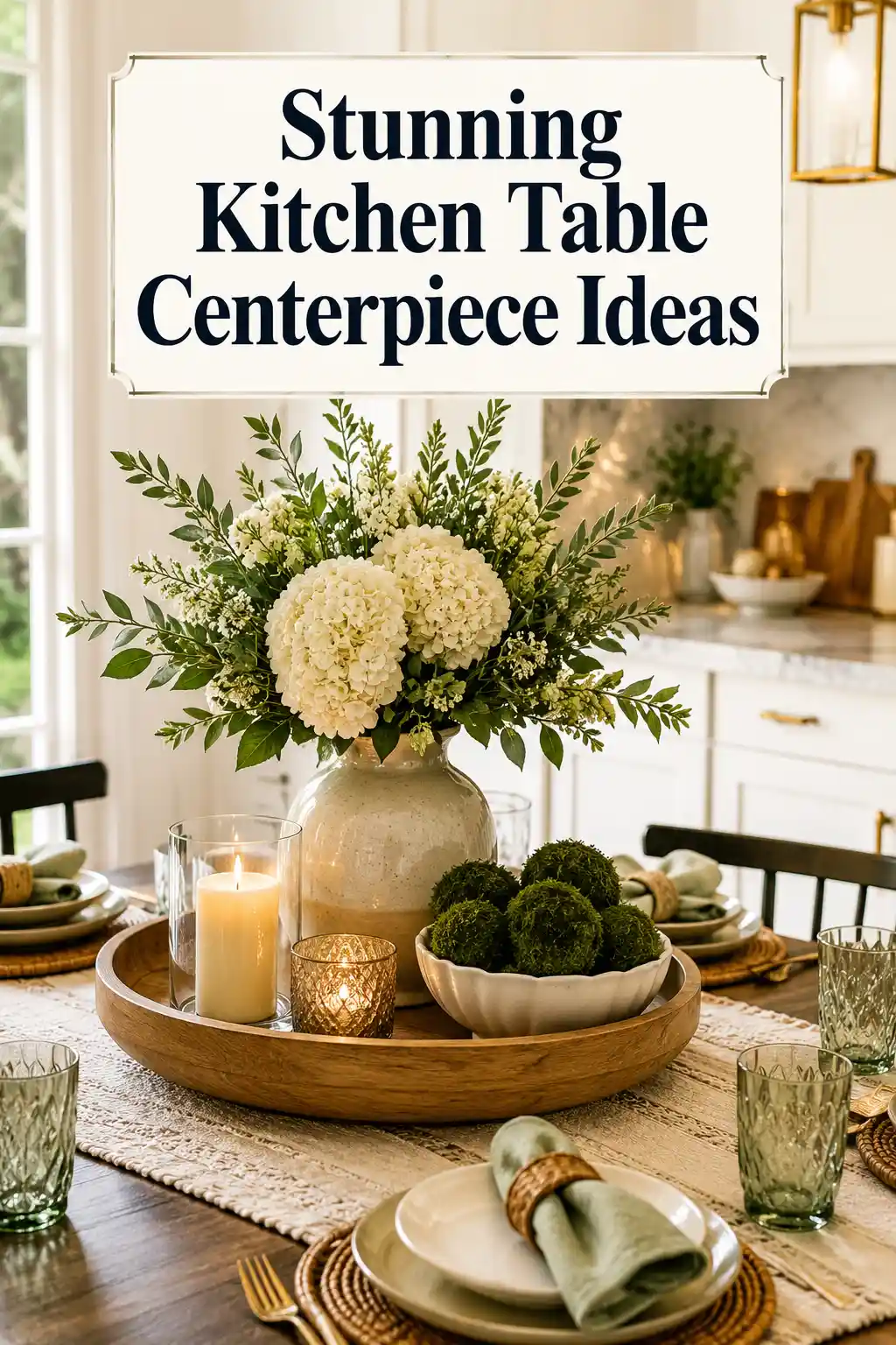 Charming Kitchen Table Centerpiece Ideas for Everyday Style 1 Charming Kitchen Table Centerpiece Ideas for Everyday Style