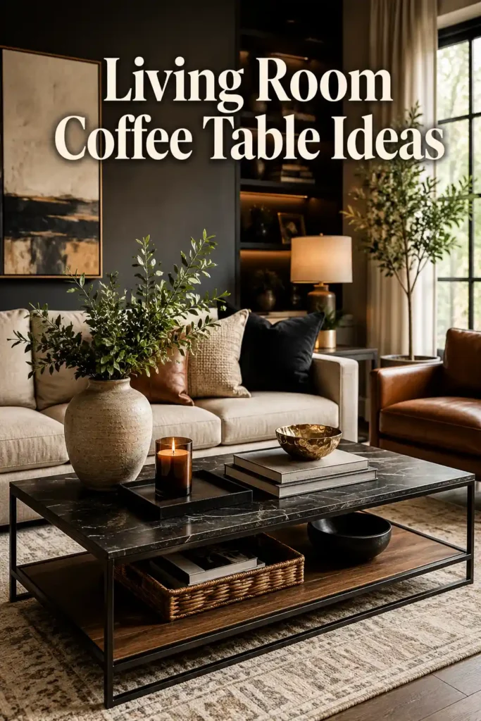 Gorgeous Living Room Coffee Table Ideas That Pull the Space Together
