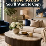 Elegant Oval Coffee Table Ideas for a Softer Living Room Look
