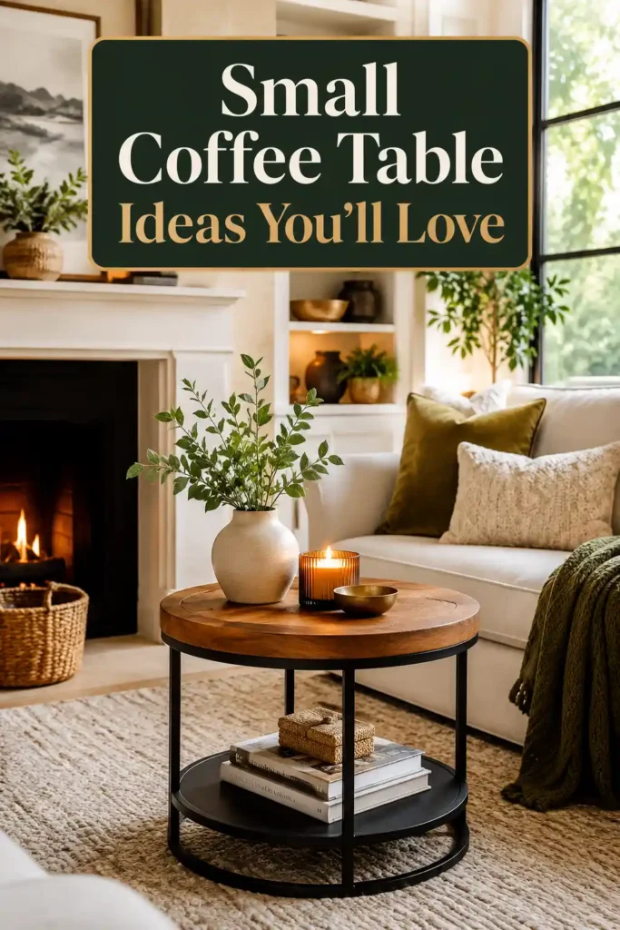 Smart Small Coffee Table Ideas for Compact Living Rooms